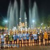 Forkopimda plus dan Pimpinan Bank Jatim Malang berfoto bersama usai peresmian Alun-Alun Merdeka Malang (Foto : Agus Yuwono)