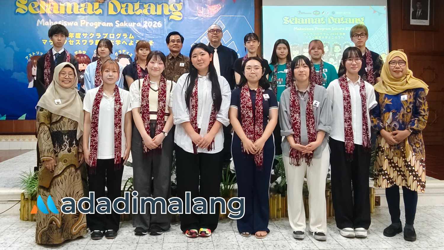 Salah satu wujud kerjasama internasional antara STIE Malangkuçeçwara dengan Kanda University Jepang melalui program Sakura (Foto : Agus Yuwono)