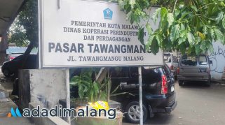 Situasi Pasar Tawangmangu Kota Malang saat ini (Foto : Agus Yuwono)