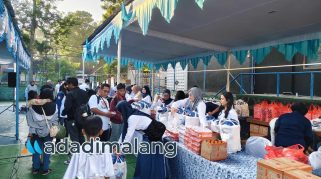 Suasana registrasi peserta mudik gratis PJT I di kantor PJT I sebelum berangkat pagi tadi (Foto : Agus Yuwono)