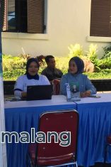 BPJS Kesehatan Cabang Malang saat turut serta dalam kegiatan Gebyar Layanan Publik di Balaikota Malang pagi tadi (Foto : Agus Yuwono)