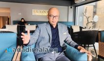 General Manager Aston Malang Hotel & Conference Center, Ferdian Indrayana saat memberikan keterangan kepada awak media beberapa hari lalu (Foto : Agus Yuwono)