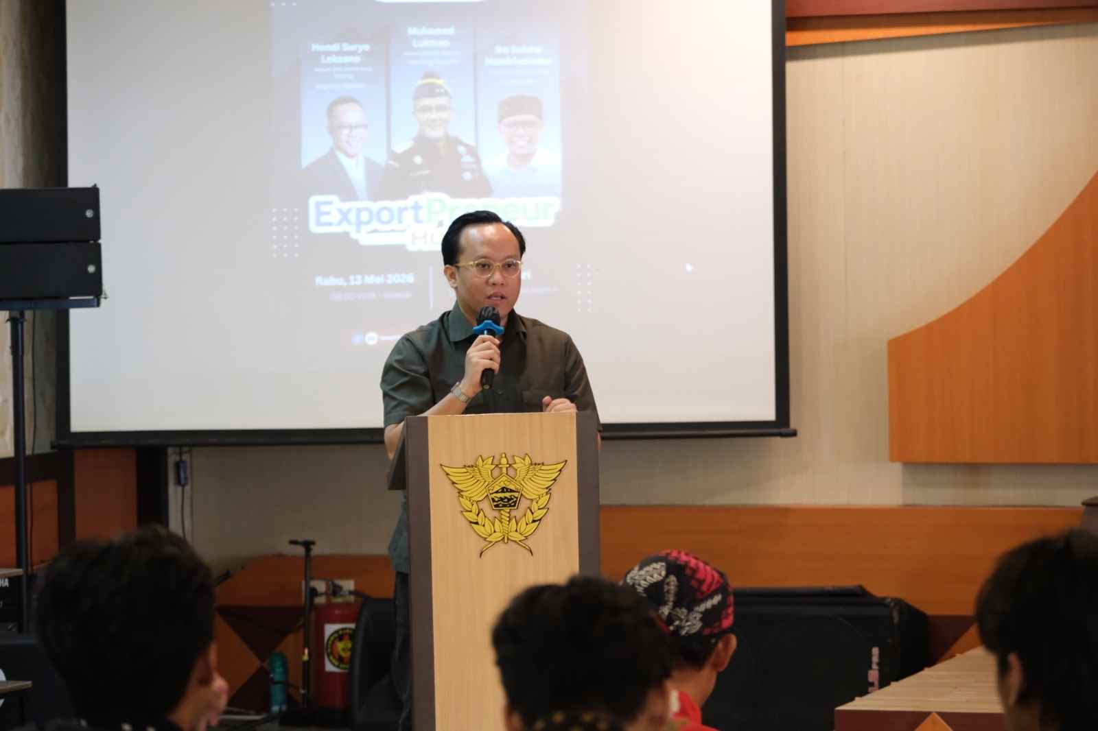 Ketua Umum HIPMI Kota Malang, Hendi Suryo Leksono saat menyampaikan sambutan (Foto : Ist)