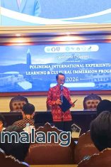 Pembukaan program Polinema International Experiential Learning and Cultural Immersion 2026 di Balaikota Malang (Foto : Fatma AdaDiMalang)