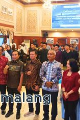 Wakil Wali Kota Malang usai menerima puluhan mahasiswa asing di Balaikota Malang (Foto : Fatma AdaDiMalang)