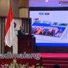 Wakil Rektor Bidang Riset dan Inovasi Universitas Brawijaya, Prof. Dr. Unti Ludigdo, S.E., M.Si., Ak., saat memberikan sambutan dalam kegiatan Expo Inovasi FTAB UB pagi tadi (Foto : Agus Yuwono)