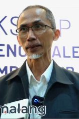 Dekan Fakultas Ilmu Komputer Universitas Brawijaya, Ir. Tri Astoto Kurniawan, S.T., M.T., Ph.D., IPM., saat memberikan keterangan kepada awak media (Foto : Agus Yuwono)