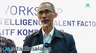 Dekan Fakultas Ilmu Komputer Universitas Brawijaya, Ir. Tri Astoto Kurniawan, S.T., M.T., Ph.D., IPM., saat memberikan keterangan kepada awak media (Foto : Agus Yuwono)