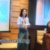 CEO AstraPay, Rina Apriana aaat memberikan sambutan dan membuka kegiatan Gathering AstraPay bersama UMKM dan Media di Malang (Foto : Agus Yuwono)