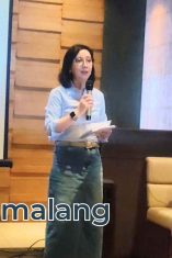 CEO AstraPay, Rina Apriana aaat memberikan sambutan dan membuka kegiatan Gathering AstraPay bersama UMKM dan Media di Malang (Foto : Agus Yuwono)