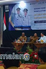 Wali Kota Malang, Dr. Ir. Wahyu Hidayat, MM., saat penyelenggaraan SPIP hari ini (Foto : Fatma AdaDiMalang)
