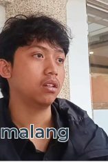 Pelaku usaha bakso sayur di Kota Malang, Reza Dwi Saputra (Foto : Fatma AdaDiMalamg)