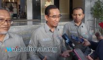 Rektor UB, Prof. Widodo, S.Si., M.Si., Ph.D., Med.Sc., saat memberikan keterangan kepada wartawan (Foto : Fatma AdaDiMalang)