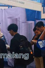 Pelaksanaan Acara Job Fair & Campus Hiring di POLINEMA hari ini (Foto : Fatma AdaDiMalang)