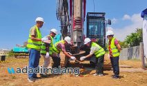 Suasana Pelaksanaan Ground Breaking Prime Plaza Hotel Batu (Foto : Agus Yuwono)