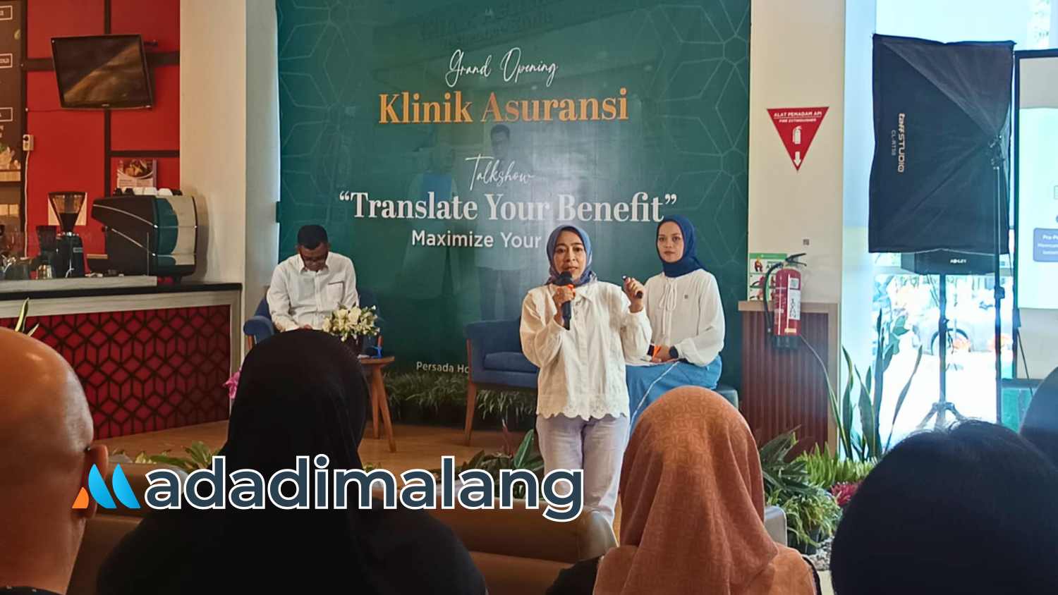 Talkshow tentang Klinik Asuransi sebelum seremoni peresmiannya di Persada Hospital kota Malang (Foto : Fatma AdaDiMalang)