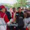 Wali Kota Malang, Wahyu Hidayat bersama TPID meninjau ketersediaan bahan bakar minyak (BBM) di SPBU Ciliwung.(Foto : Fatma AdaDiMalang)
