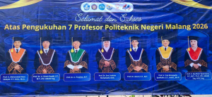 Puncak Peringatan Dies Natalis Ke-44, POLINEMA Kukuhkan Tujuh Guru Besar Baru Pagi Ini