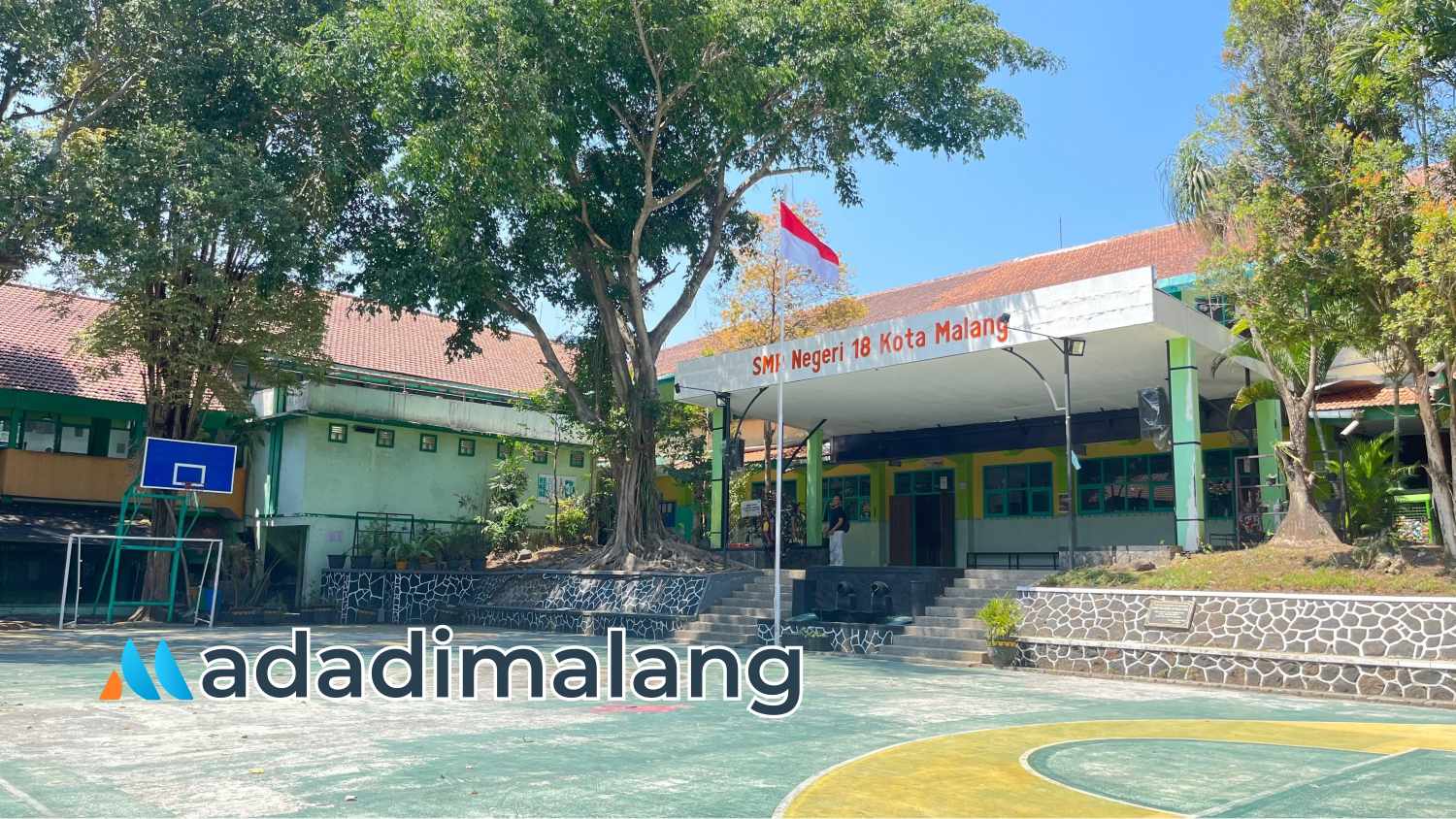 Suasana di SMPN 18 kota Malang (Foto : Fatma AdaDiMalang)