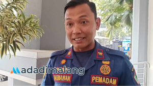 Kepala UPT Damkar Satpol PP Kota Malang, Pandu Rizki Darmawan (Foto : Fatma AdaDiMalang)