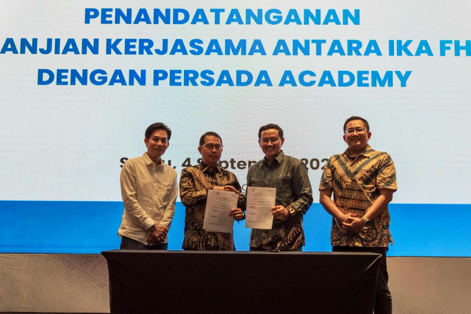 Dorong Reformasi Hukum Nasional, IKA FH UB dan Persada Academy Jalin Kerja Sama Strategis Kajian hingga Uji Materi KUHAP