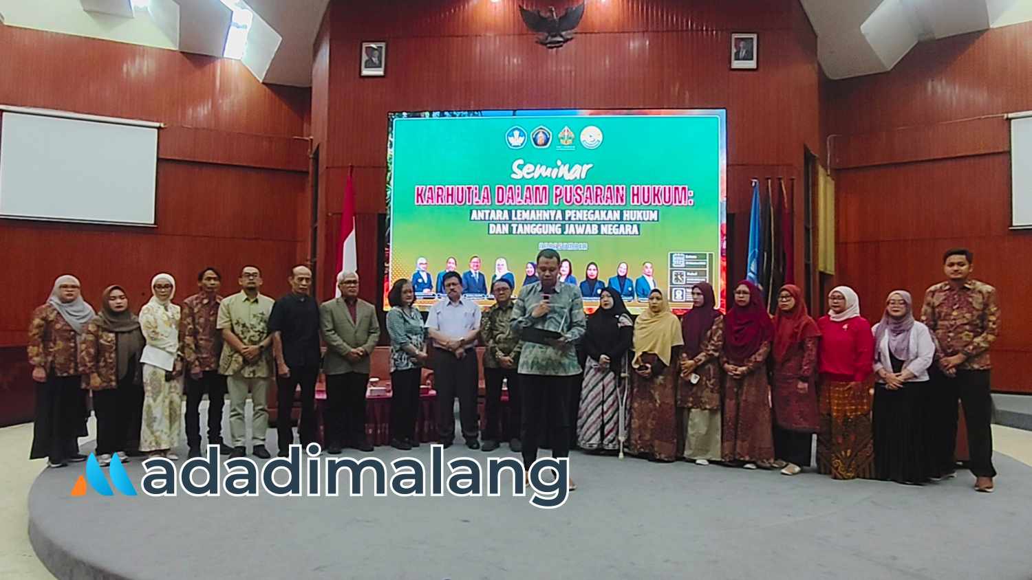 Dosen Fakultas Hukum Universitas Brawijaya Sampaikan Pernyataan Sikap terkait Kebakaran Hutan dan Lahan (KARHUTLA) yang terjadi di Indonesia (Foto : Agus Yuwono)