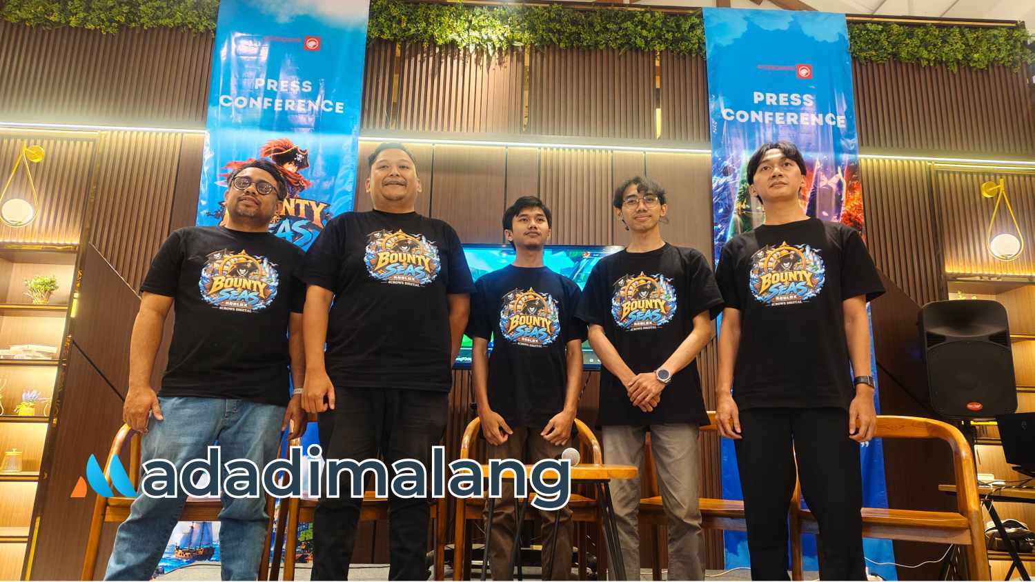 Peluncuran game Bounty Seas oleh 4Crow Digital di kota Malang malam hari tadi (Foto : Agus Yuwono)