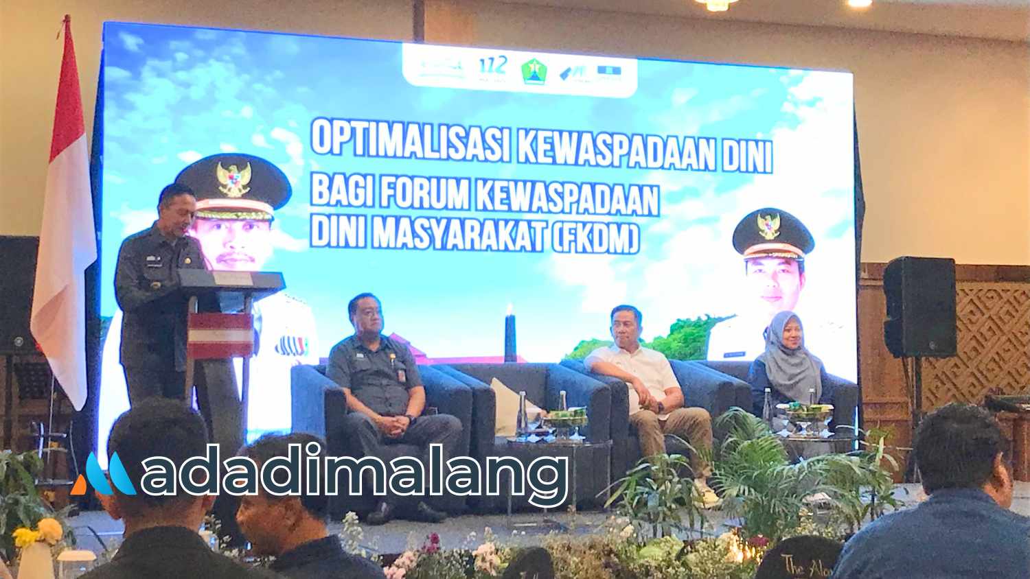 Wali Kota Malang, Dr. Ir. Wahyu Hidayat, M.M., saat memberikan sambutan (Foto : Fitri AdaDiMalang)