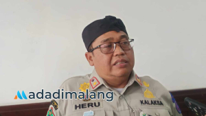 Kepala Pelaksana (Kalaksa) BPBD Kota Malang, Heru Mulyono, S.I.P., M.T., memberikan keterangan (Foto : Fitri AdaDiMalang)